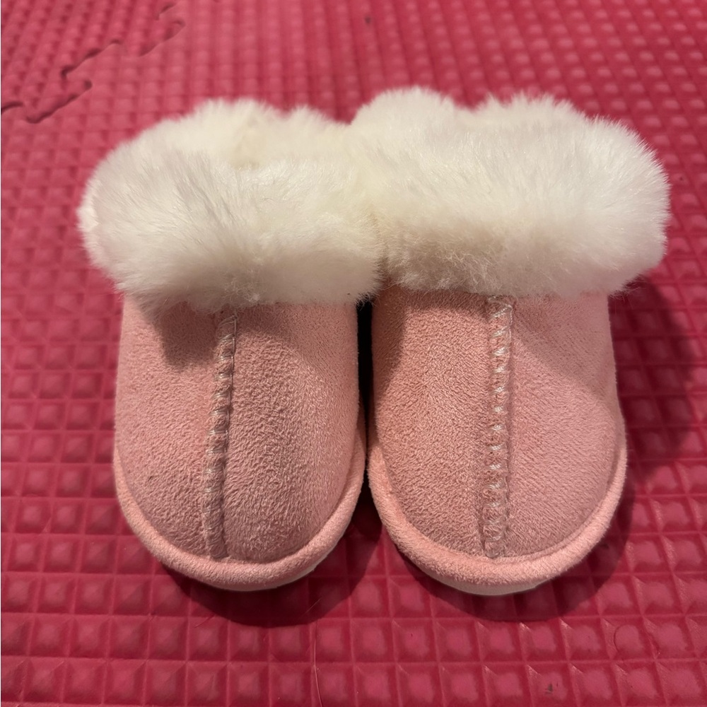 Pink Slippers Toddler 6